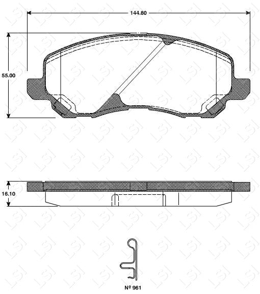 Front Brake Pads and Disc Rotors Set for Mitsubishi Outlander ZJ Zk ZL 12-21 Single Piston