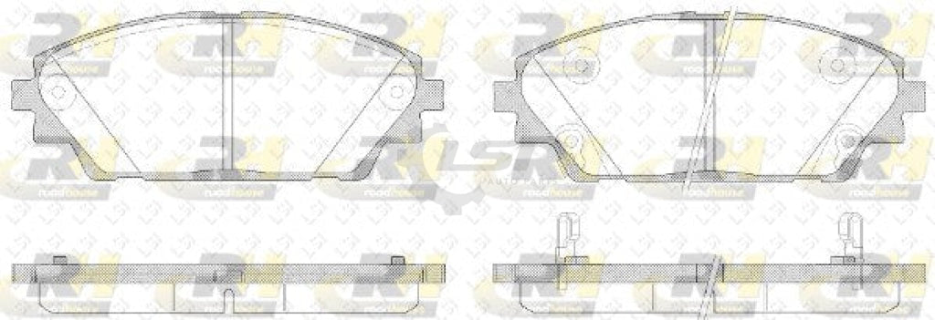 Roadhouse Brake Pads Front Mazda 3 2013