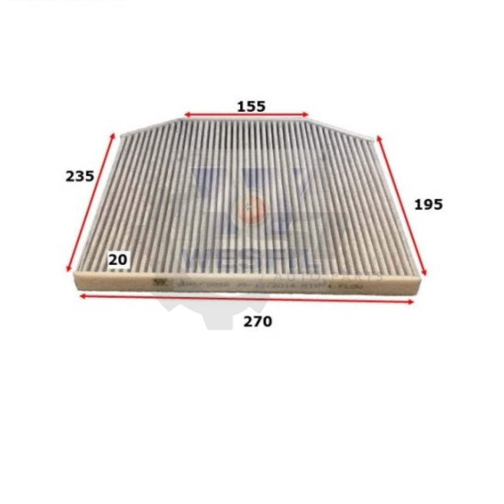 1 X Wesfil Cabin Air Pollen Filter Wacf0058