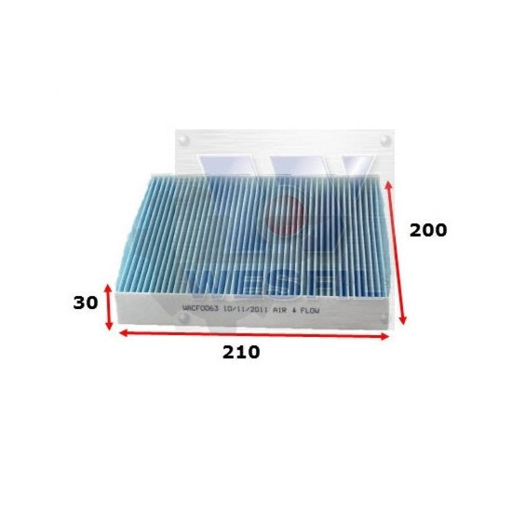 1 X Wesfil Cabin Air Pollen Filter Wacf0063
