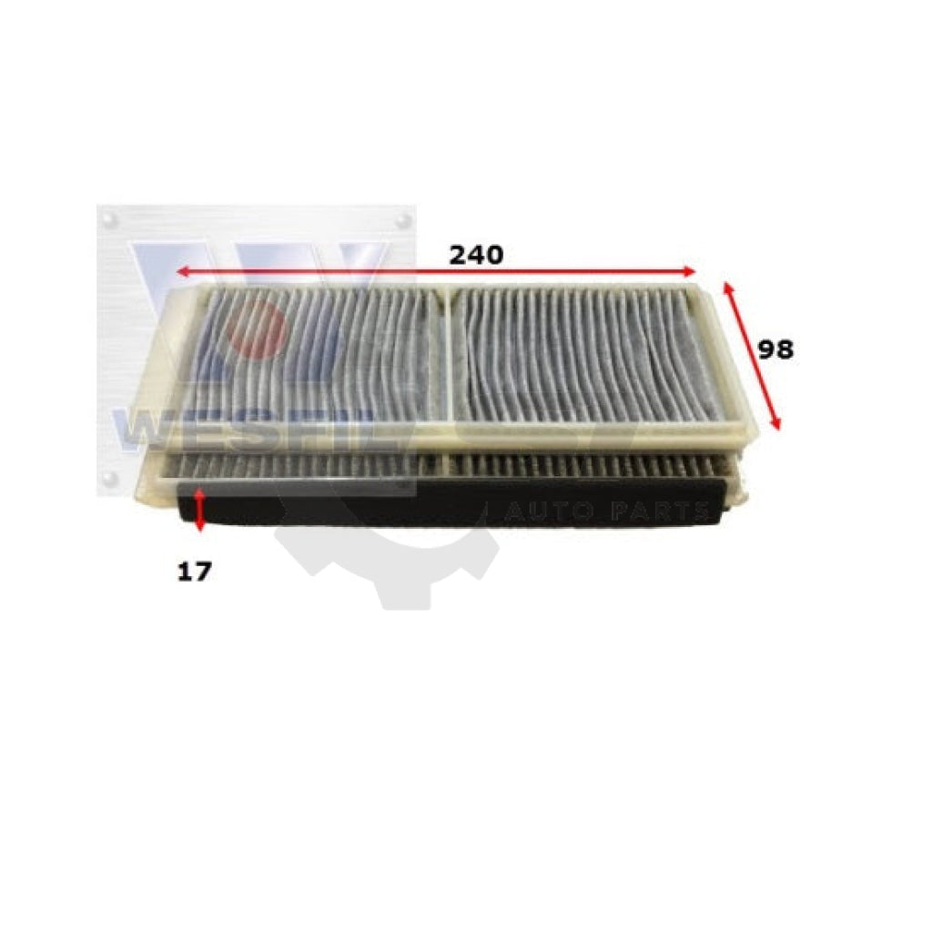 1 X Wesfil Cabin Air Pollen Filter Wacf0151