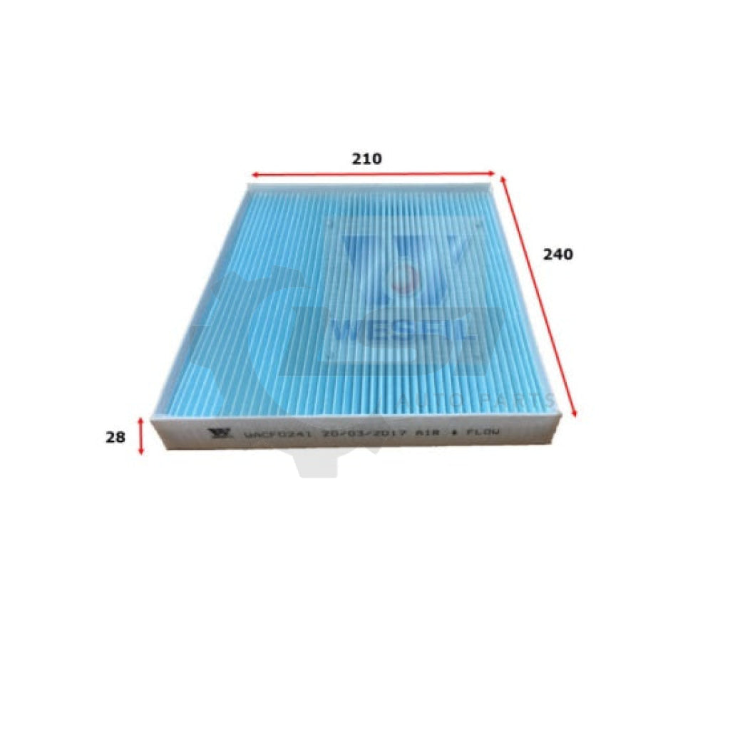 1 X Wesfil Cabin Air Pollen Filter Wacf0241