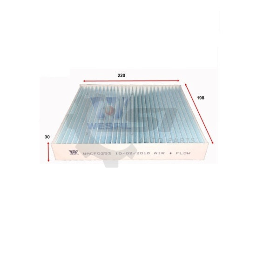 1 X Wesfil Cabin Air Pollen Filter Wacf0253
