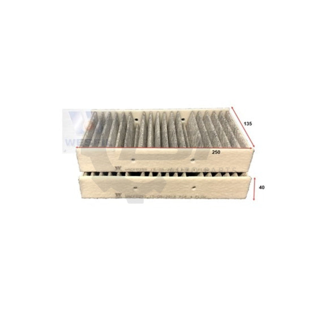 1 X Wesfil Cabin Air Pollen Filter Wacf0255