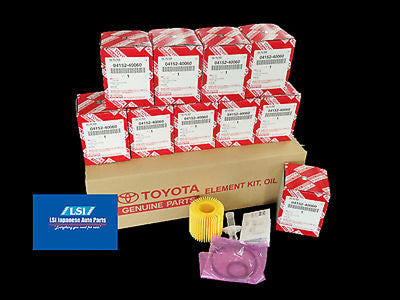 10 X Genuine Toyota Oil Filters 04152-40060 Prius Zvw30R Zvw50R Filter