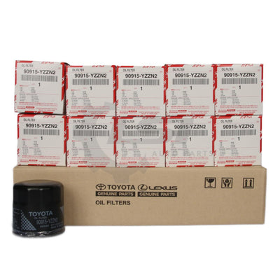 10 X Toyota Genuine Oil Filter 90915-Yzzn2 For Celica Corolla Echo Liteace Mr2 Paseo Prius Rav4
