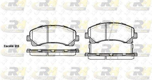 Front Brake Pads and Disc Rotors Set for Isuzu D-MAX TFR85 3.0TD 2008 - 2012