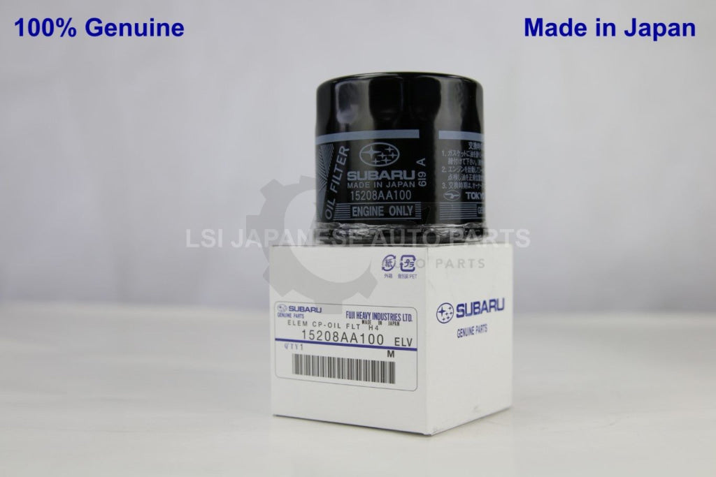 2X Genuine Subaru Oil Filter 15208 Aa100 Ryco X-Ref:z436