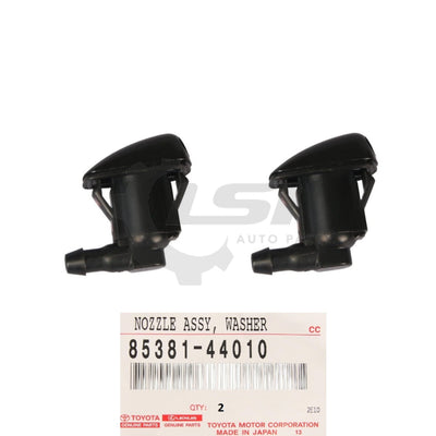 2X Genuine Toyota Prado 120 Series Kzj Kdj Grj Windscreen Spray Washer Jet Nozzle