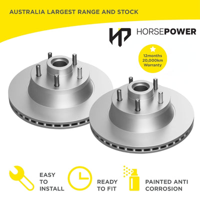 Front Brake Disc Rotors pair for Ford Falcon XG 4.0 1993-1996