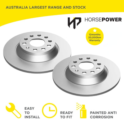 Rear Brake Disc Rotors for Skoda Kodiaq NS 2017-on 300mm