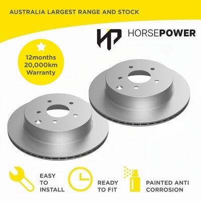 Rear Brake Disc Rotors for Infiniti G 35 37 V36 3.5L 3.7L 11/2006-2017