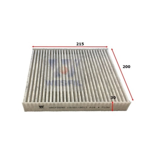Wesfil Air Pollen Oil Fuel Cabin Filter Kit WK91CAB for Isuzu Dmax 3.0L TFR 4JJ3-TCX