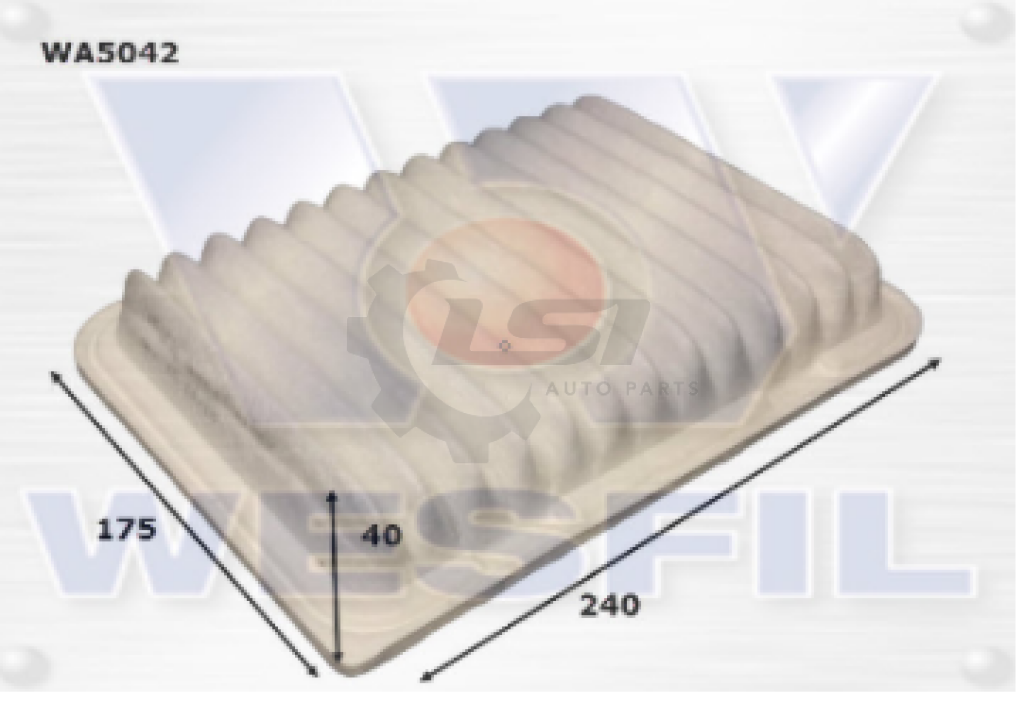 Air Filter A1559 For Toyota Yaris Corolla Auris Esquire Noah Rav4 Prote Voxy Air Filter