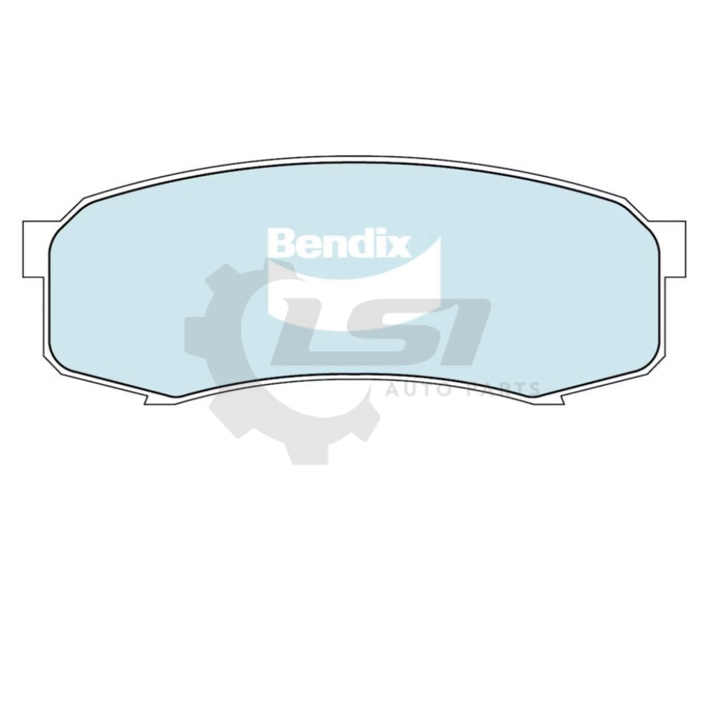 Bendix Brake Pads Front & Rear For Landcruiser Prado Db1482 Db1200