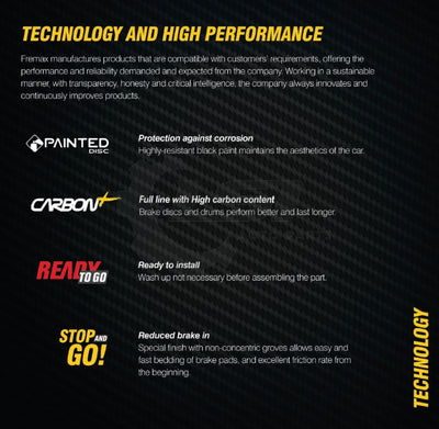 Fremax Rear Disc Rotors For Mercedes Benz Sprinter W902 W903 2.1 00-06 258Mm Brake