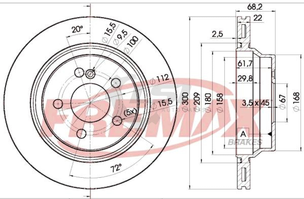 Front And Rear Full Set Brake Pad + Sensors Disc Rotors For Mb E350 W212 Kit