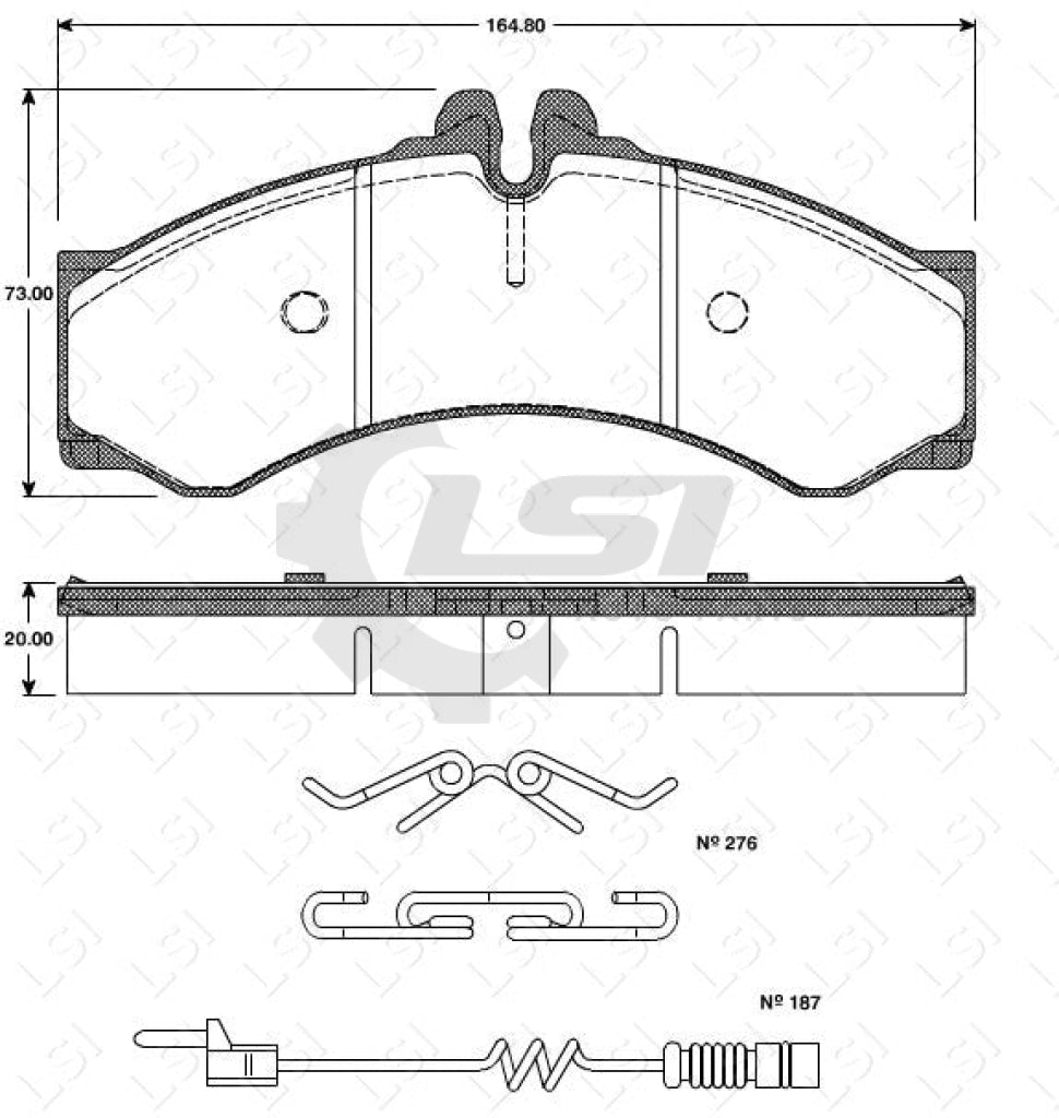 Front And Rear Full Set Brake Pads Disc Rotors For Mb Sprinter 904 01-06 Kit