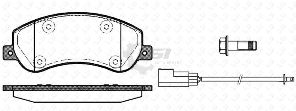 Front Bendix Heavy Duty Brake Pads And Disc Rotor For Volkswagen Amarok 2H 11-18 Kit