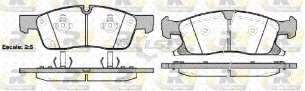 Front Brake Pad + Disc Rotors For Jeep Grand Cherokee Wk 3.0 3.6 5.7 11-19 350Mm Kit
