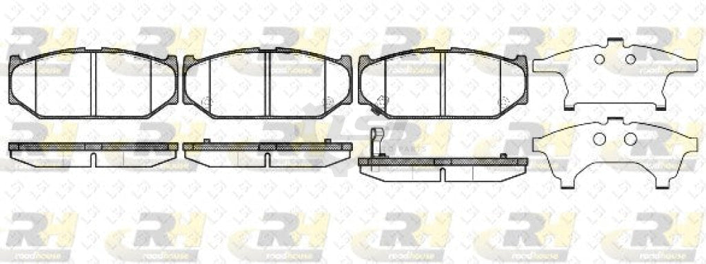 Front Brake Pads And Disc Rotor For Suzuki Swift Rs416 Ez Sport 1.6 05-11 Kit
