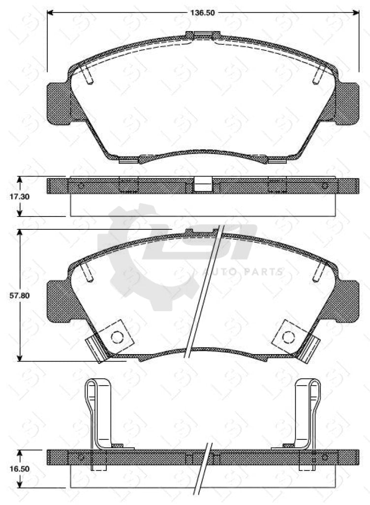 Front Brake Pads And Disc Rotors Set For Honda Civic Ek 1.6 1995-2000 Kit
