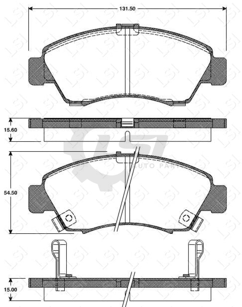 Front Brake Pads And Disc Rotors Set For Honda Jazz Gd 1.3 1.5 2002-2008 Kit
