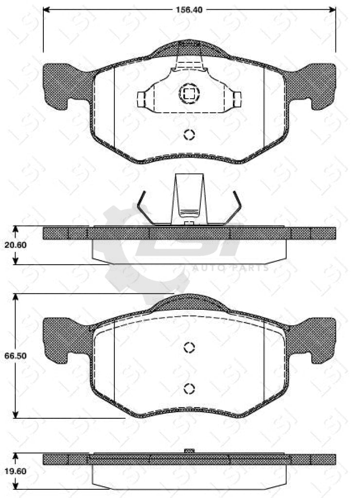 Front Brake Pads And Disc Rotors Set For Mazda Tribute 3.0L 2001 - 06 Kit