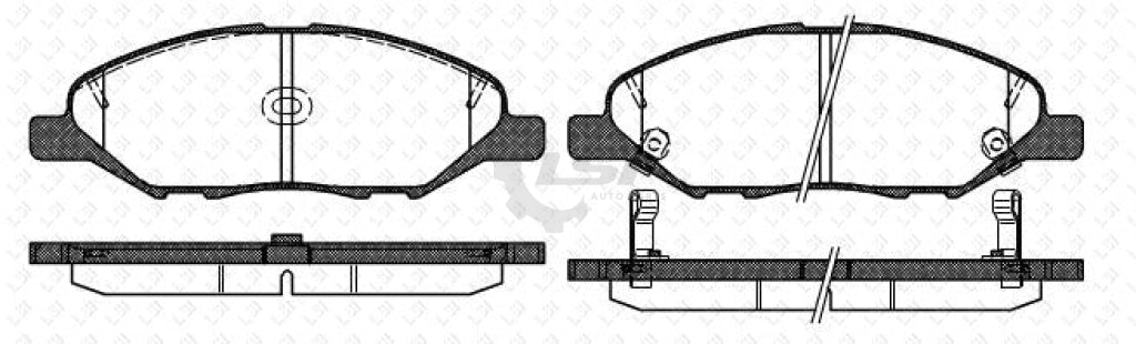 Front Brake Pads And Disc Rotors Set For Nissan Micra K12 1.4L 2007 - 10 Kit