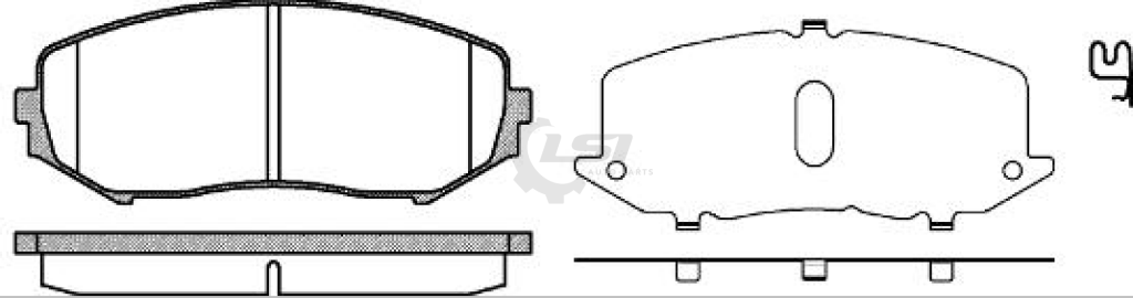 Front Brake Pads And Disc Rotors Set For Suzuki Grand Vitara 2.5L 2005-On Kit
