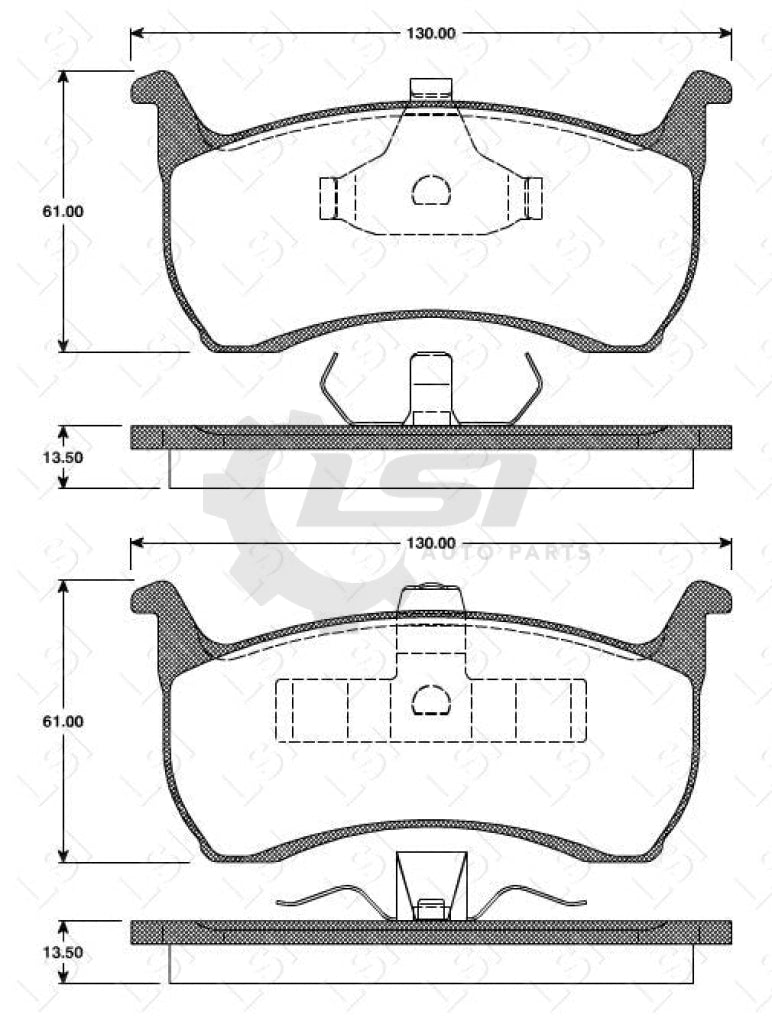 Front Brake Pads And Rotors Set For Ford Falcon Au Including Ute 1998 - 03/2000 Disc Kit