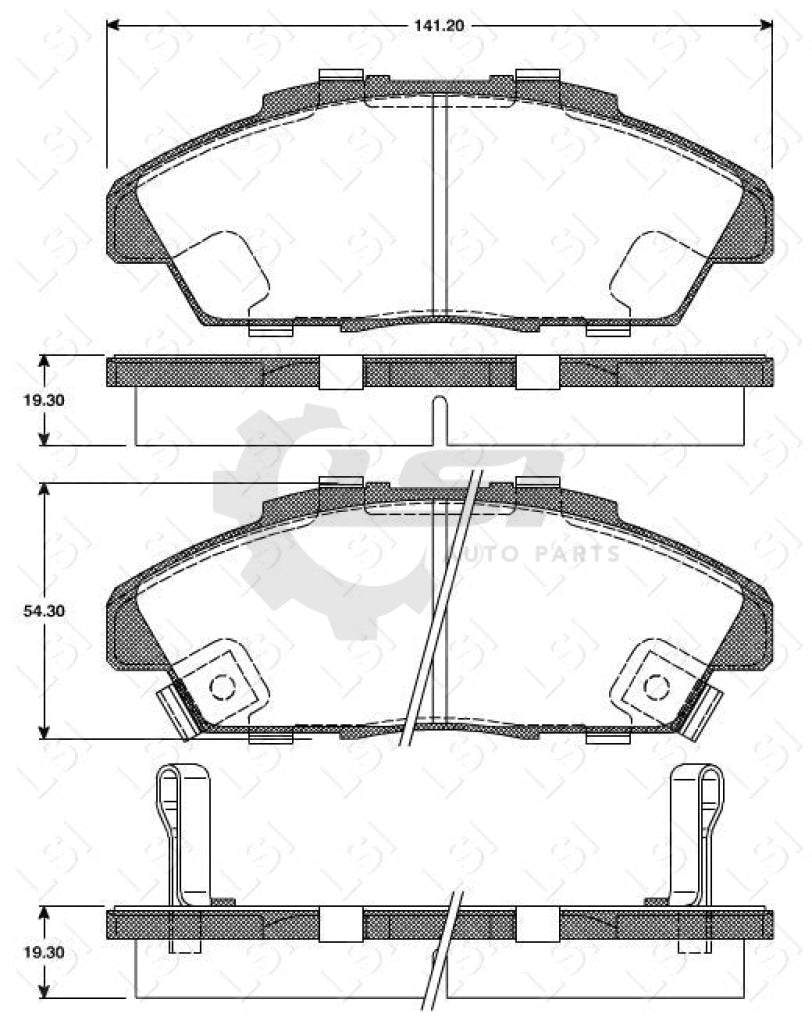 Front Brake Pads And Rotors Set For Honda Accord 2.2I Sedan Cd Ce 94-98 Disc Kit