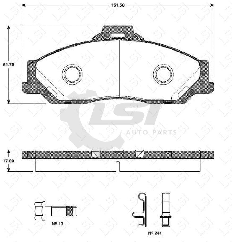 Front Brake Pads Disc Rotors For Mazda Bravo B2500 B2600 4Wd 99-02 Kit