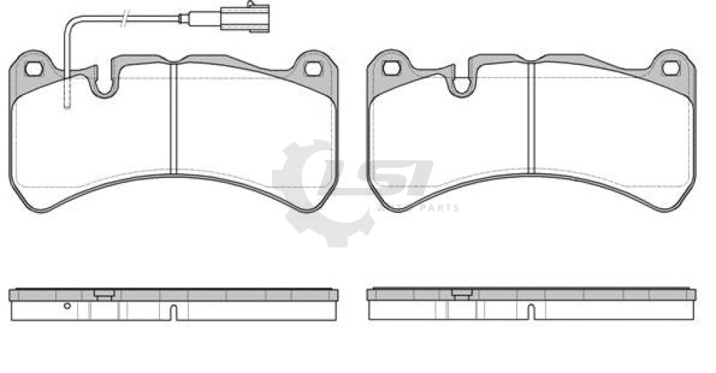 Front Brake Pads Maserati Ghibli