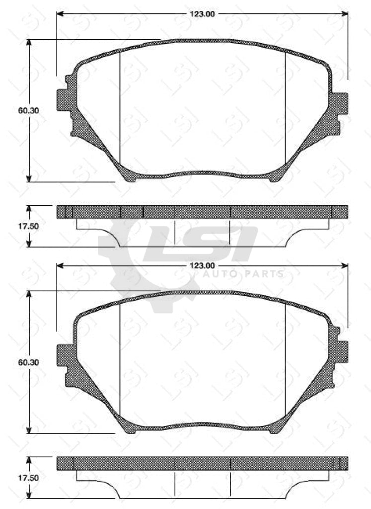 Front Brake Pads Set For Toyota Rav4 Aca20 Aca21 Aca22 Aca23 2.0L 2.4L 2000-2006