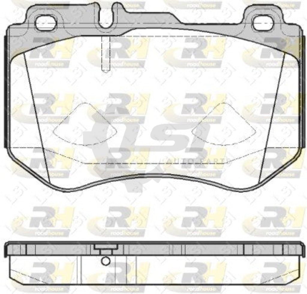 Front Disc Rotors And Brake Pads For C200 W205 2.02016-2018 318Mm Kit
