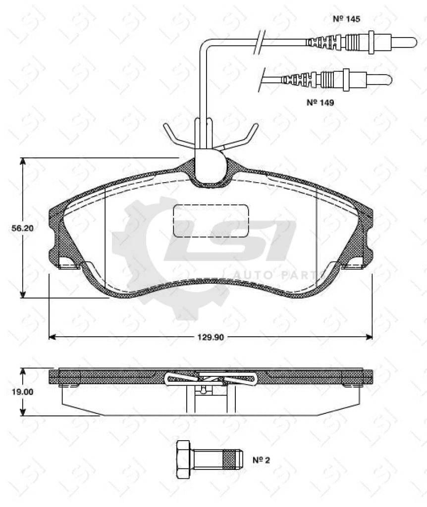 Front Disc Rotors And Brake Pads For Peugeot 306 Xt 2.0 N5 99-01 Trw Caliper Kit
