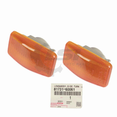 Genuine Corolla Ee90 Ce90 Ae95 Ae92 Lh Rh Indicator Side Repeater Lens Set Lamp