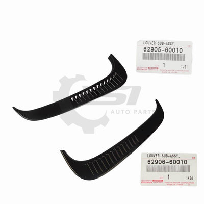 Genuine Landcruiser 80 Series Rear Right Left Vent Solid Window Louvre Kit Windows