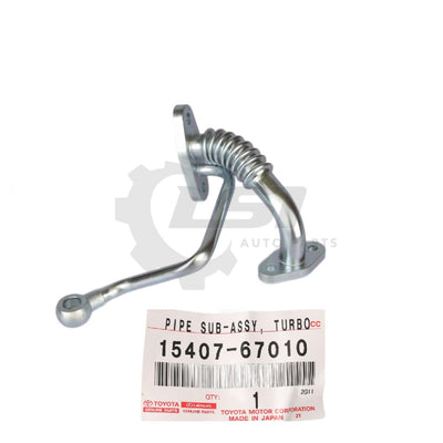 Genuine Toyota Hilux Kzn165 1Kz Te 3.0L Diesel Turbo Oil Supply Drain Pipe