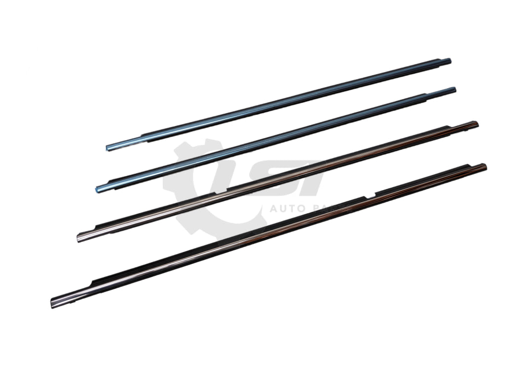Genuine Toyota Landcruiser 100 105 Series Chrome Weatherstrips All Side Doors Weatherstrip