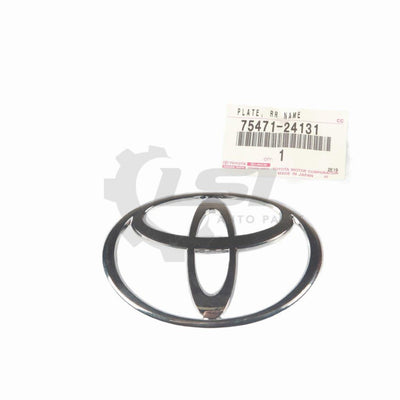 Genuine Toyota Landcruiser 105 Series Hzj Fzj Rear Back T Emblem Badge Silver