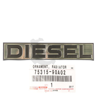Genuine Toyota Landcruiser 40 Series And 60 Diesel Grille Badge Emblem