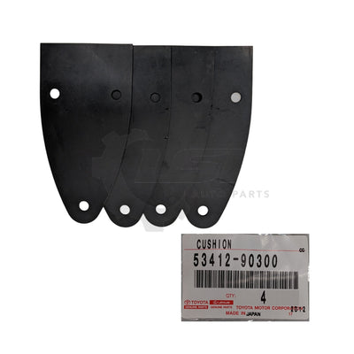 Genuine Toyota Landcruiser 40 Series Fj40 Fj43 Fj45 Bonnet Hinge Rubber Set Of 4 Cushion