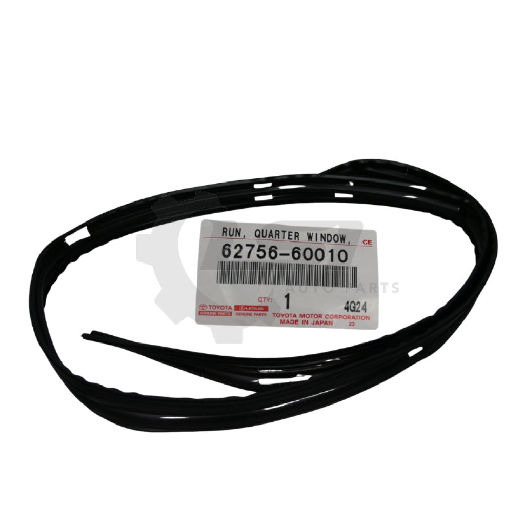 Genuine Toyota LandCruiser 80 Series 1/4 Sliding Window Run Rubber Rear Rh Lh Rubber Seal