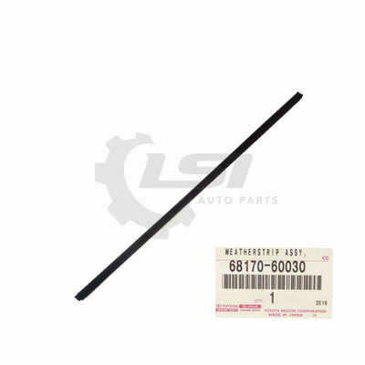 Genuine Toyota Landcruiser 80 Series Hzj Hdj Front Door Glass Inner Rubber Seal Weatherstrip