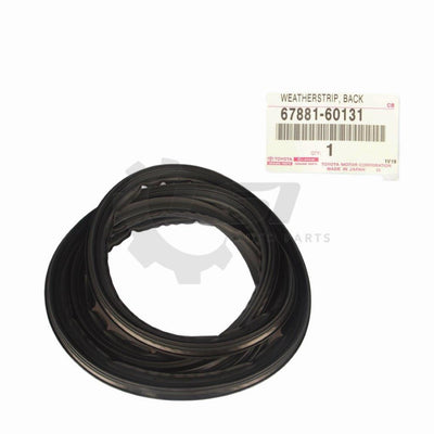 Genuine Toyota Prado 120 Series Kzj Kdj Grj Back Door Tailgate Barn Rubber Seal Weatherstrip