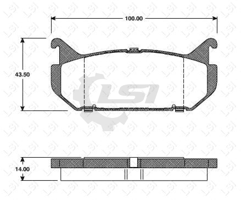 Rear Brake Pads And Disc Rotors Set For Eunos 500 2.0I 1995-97 Kit