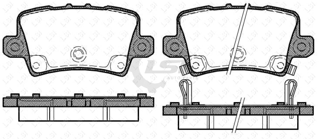 Rear Brake Pads And Disc Rotors Set For Honda Civic Fk2 1.8 2006 - 6/2012 Kit