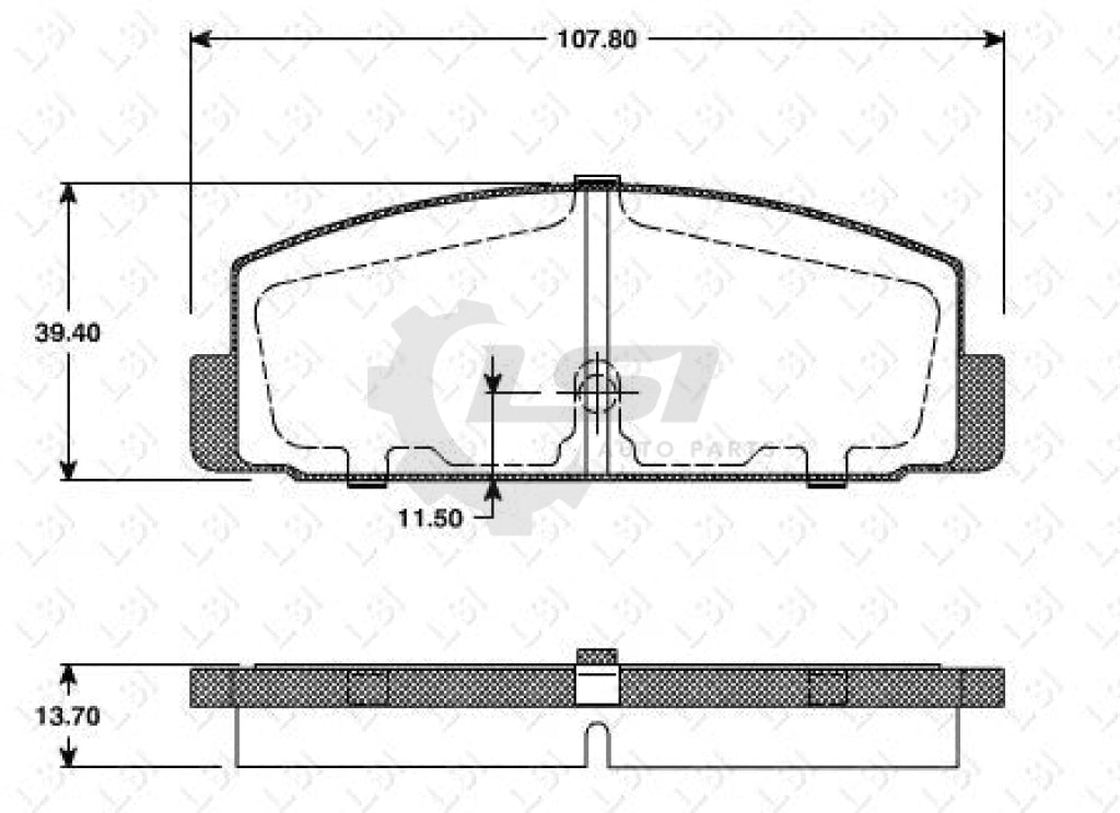 Rear Brake Pads And Disc Rotors Set For Mazda Premacy 1.8L 2001-02 Kit